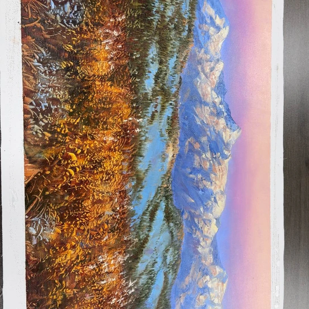 油画你在我心里是个