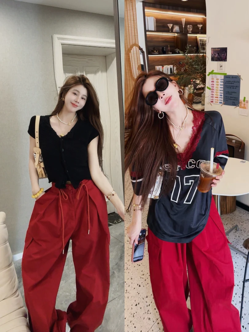 YEER·SHOP【玫瑰17号~】爷儿夏季新款时尚蕾丝数字印花T恤