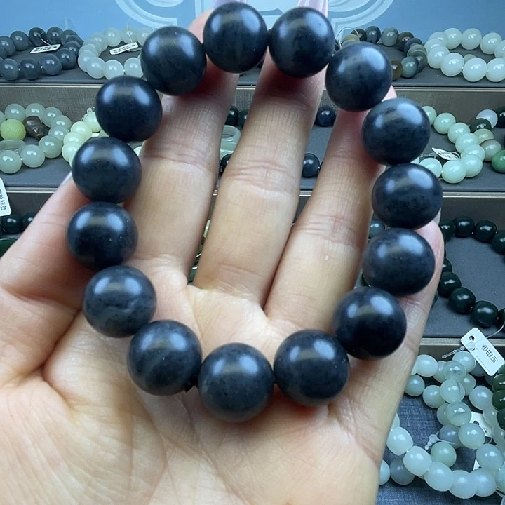 和田玉未镶嵌手链