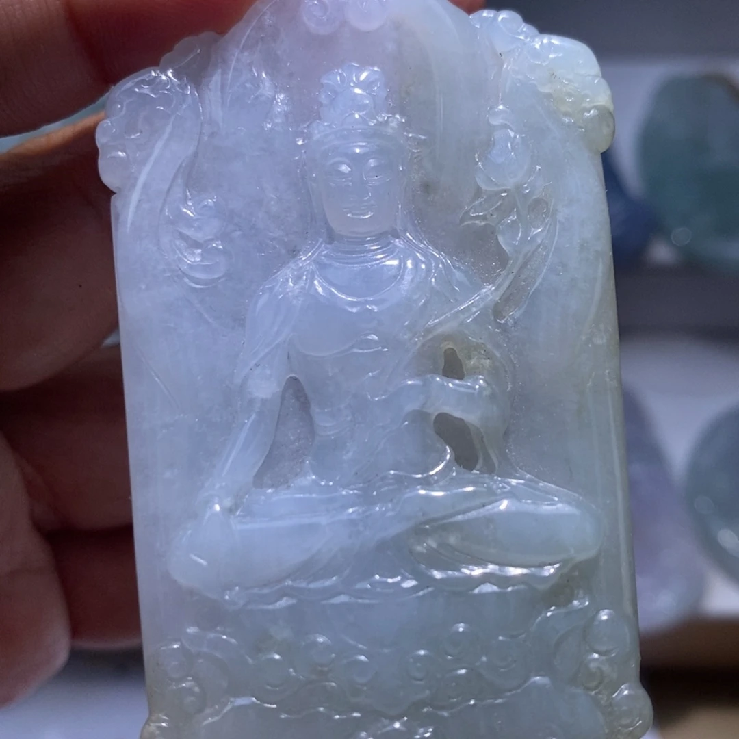 【闪购商品】翡翠未镶嵌颈饰文殊