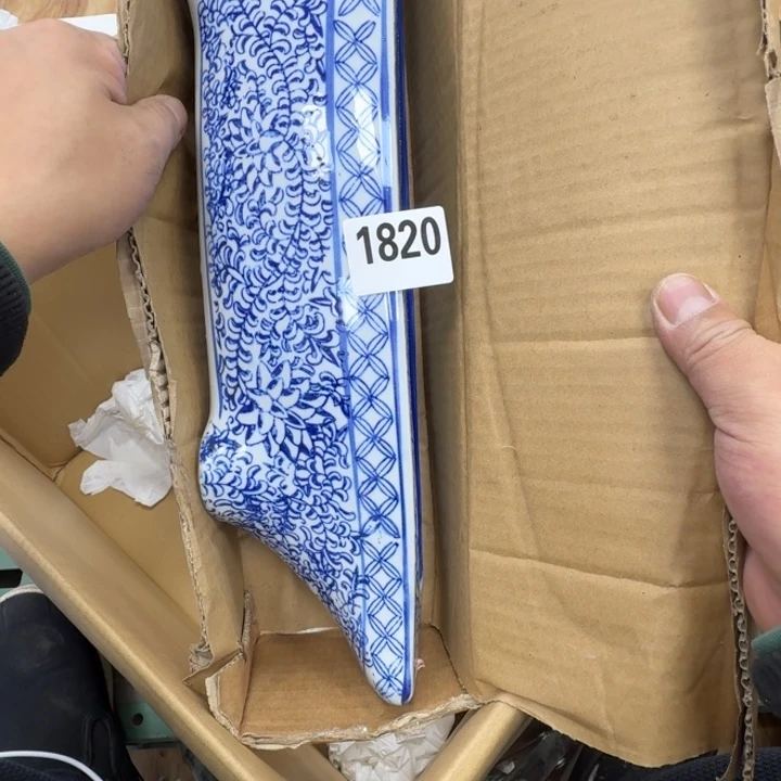 瓷片工艺品摆件瓷器摆件666