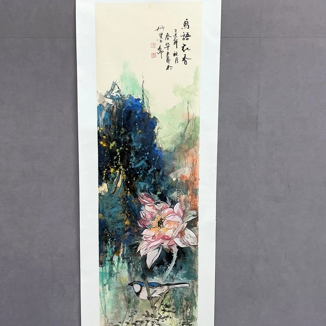 国画艺术家真人手绘