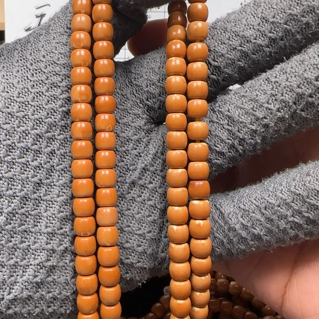 吊坠橄榄核老挝7.3mm三花108