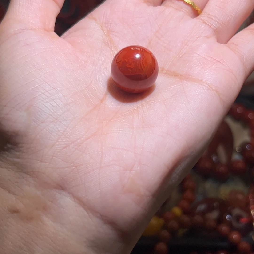南红玛瑙未镶嵌手链16mm