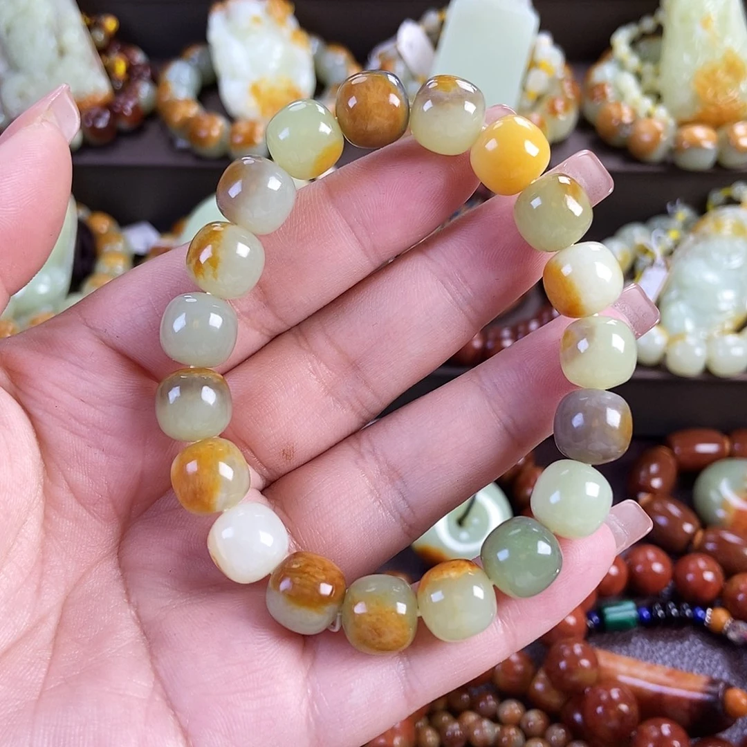 透闪石质玉未镶嵌手串