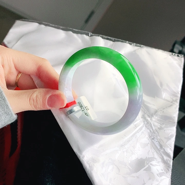 翡翠未镶嵌手镯缅甸天然a货翡翠手镯