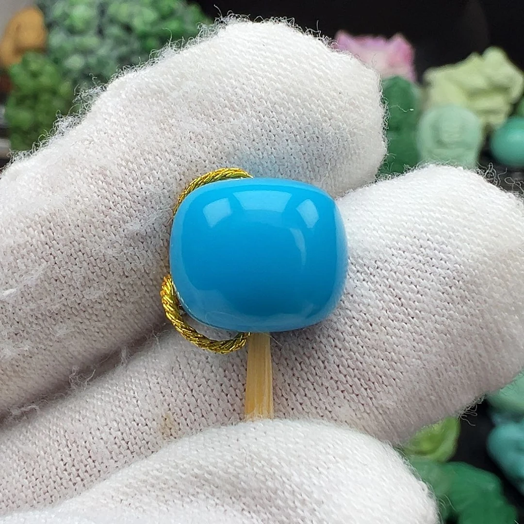 绿松石未镶嵌绿松石主播璐璐