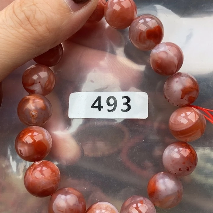 南红玛瑙未镶嵌手链