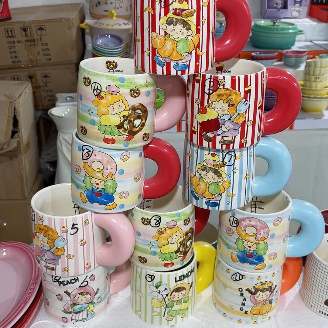 瓷片微瑕陶瓷餐具家用 两个