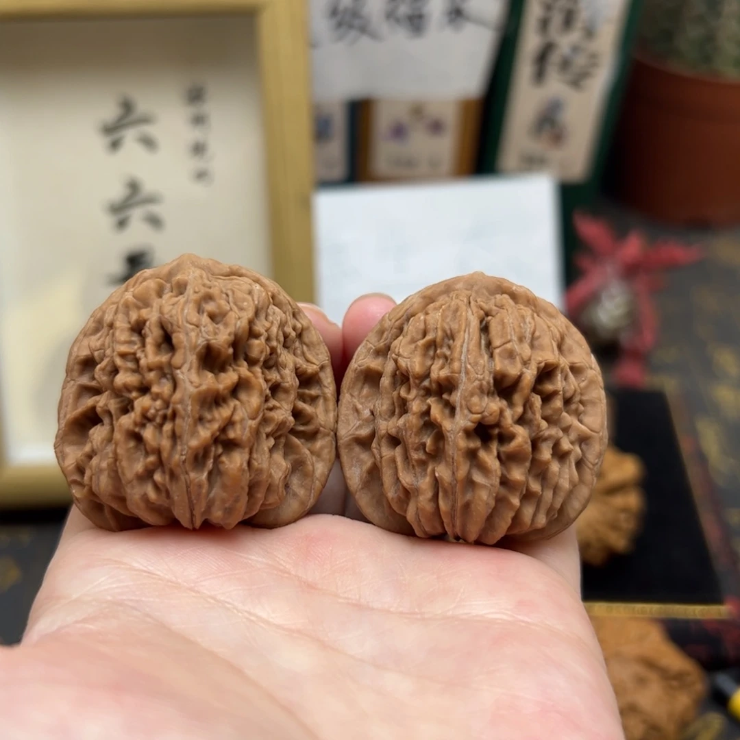 把件文玩核桃40四座楼全品