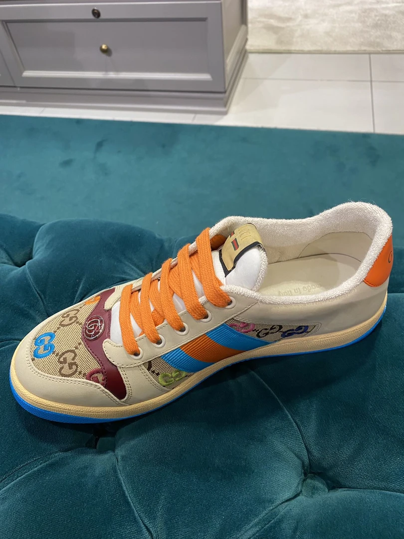 未使用 GUCCI/古驰 gucci  脏脏鞋 橙尾