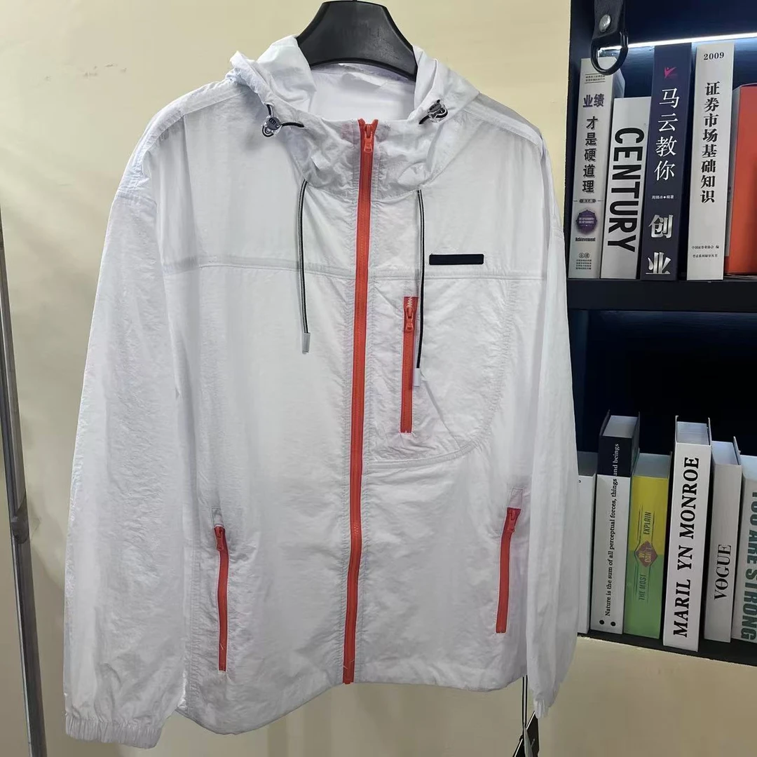 25119白色青少年时尚潮流休闲防晒外套