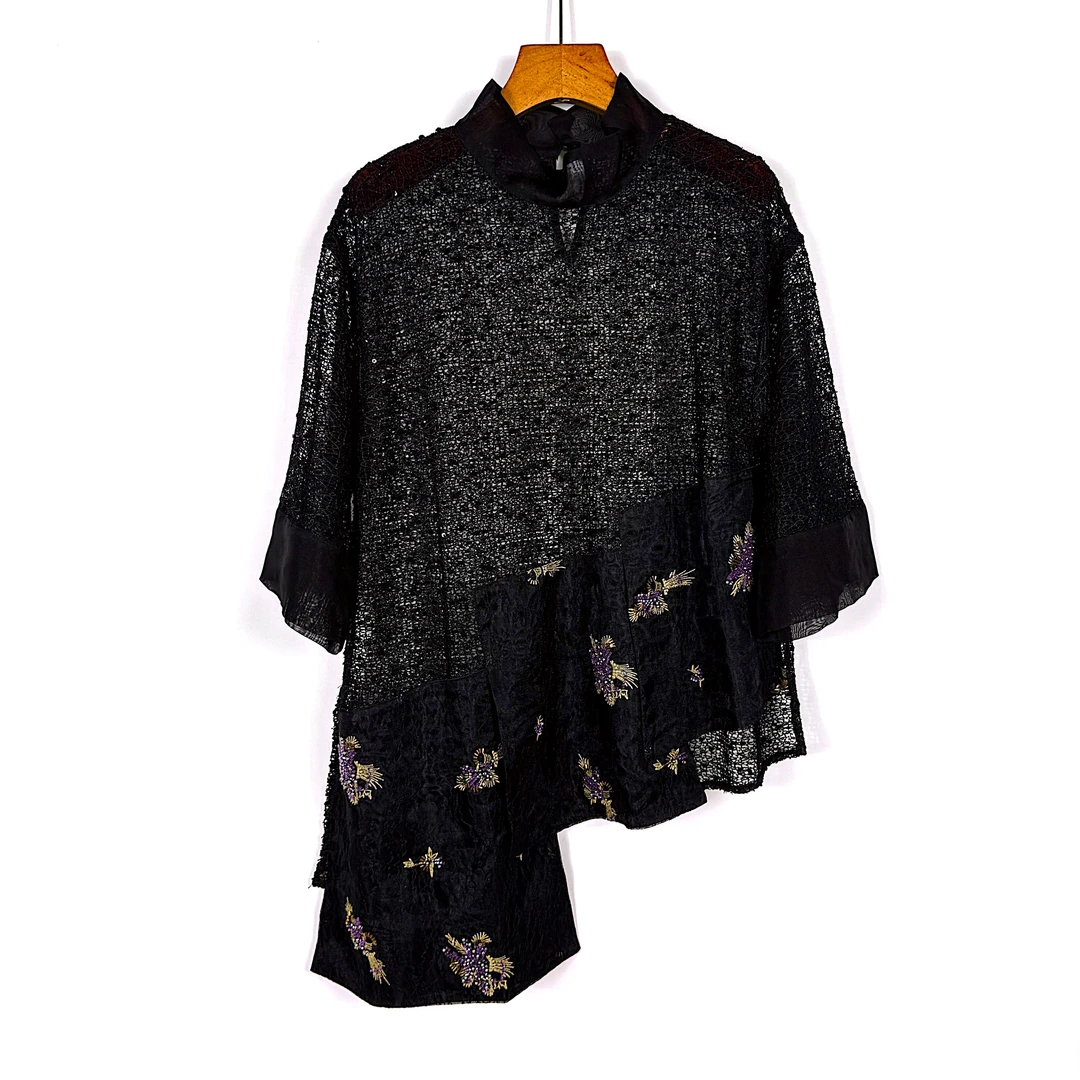 朱总原创设计XZS110N云织月华上衣