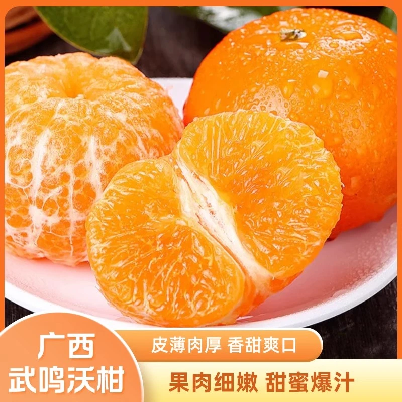 【买五送五】武鸣沃柑正宗广西新鲜桔子水果橘子当季皇帝蜜柑桔包邮