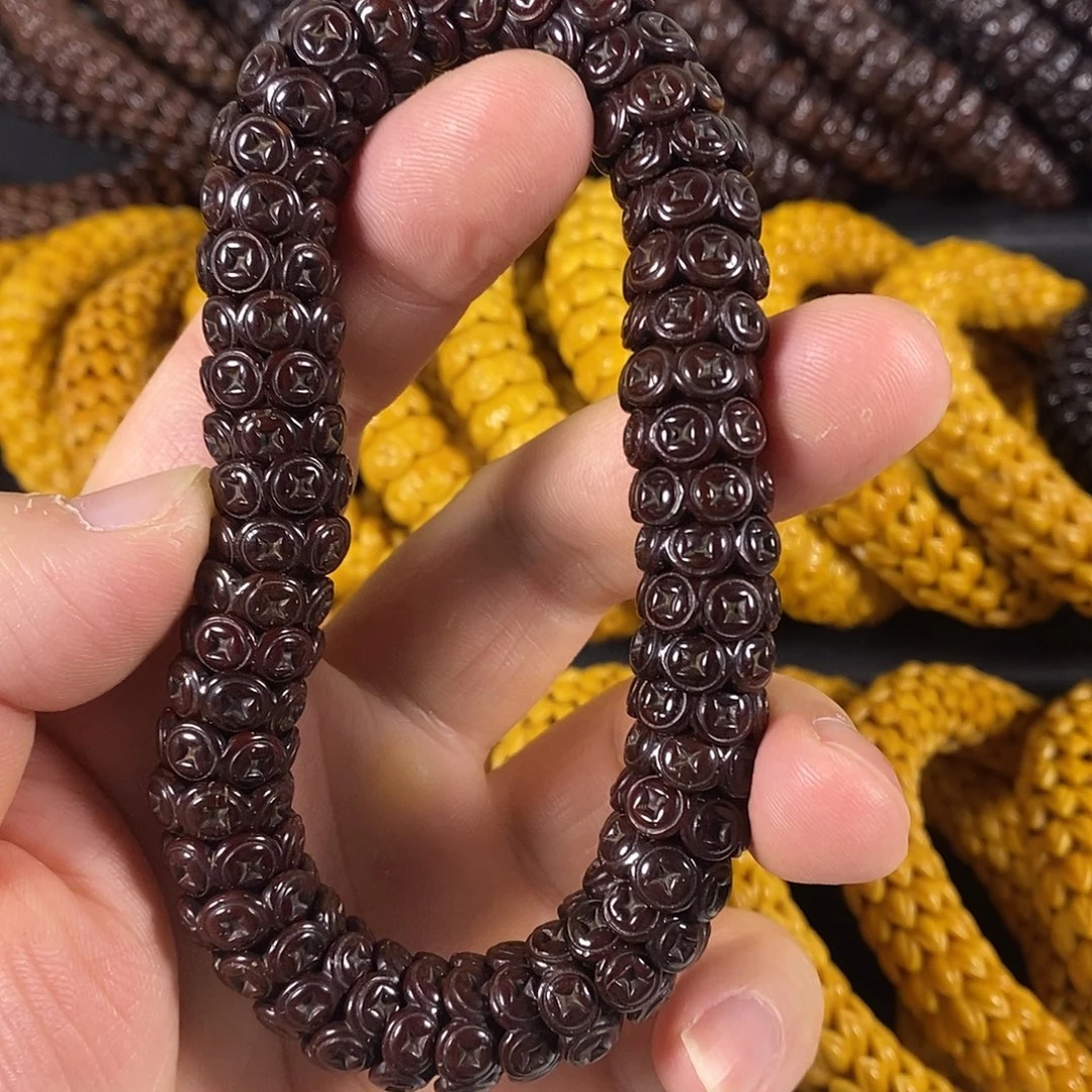 手串紫金鼠包浆钱币14