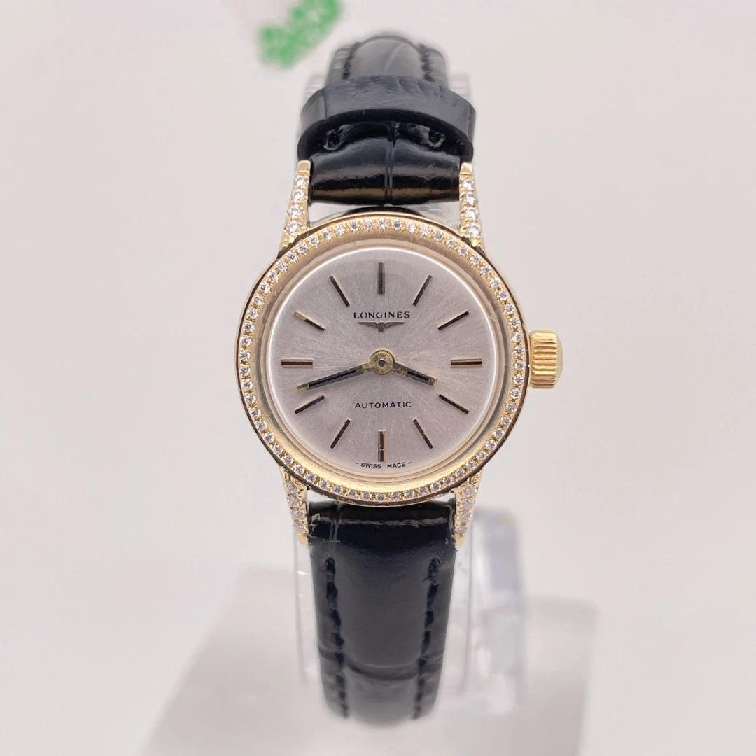 95新 Longines/浪琴 自动机械后钻19mm/公价38999/w12426