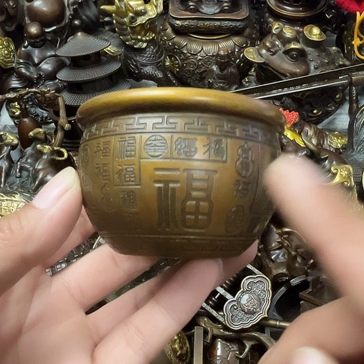 顺顺利利，铜器摆件