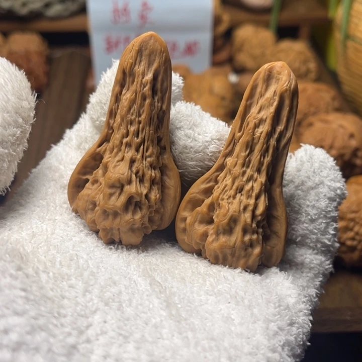 把件文玩核桃有修有裂，练手【麻辣鸭头】