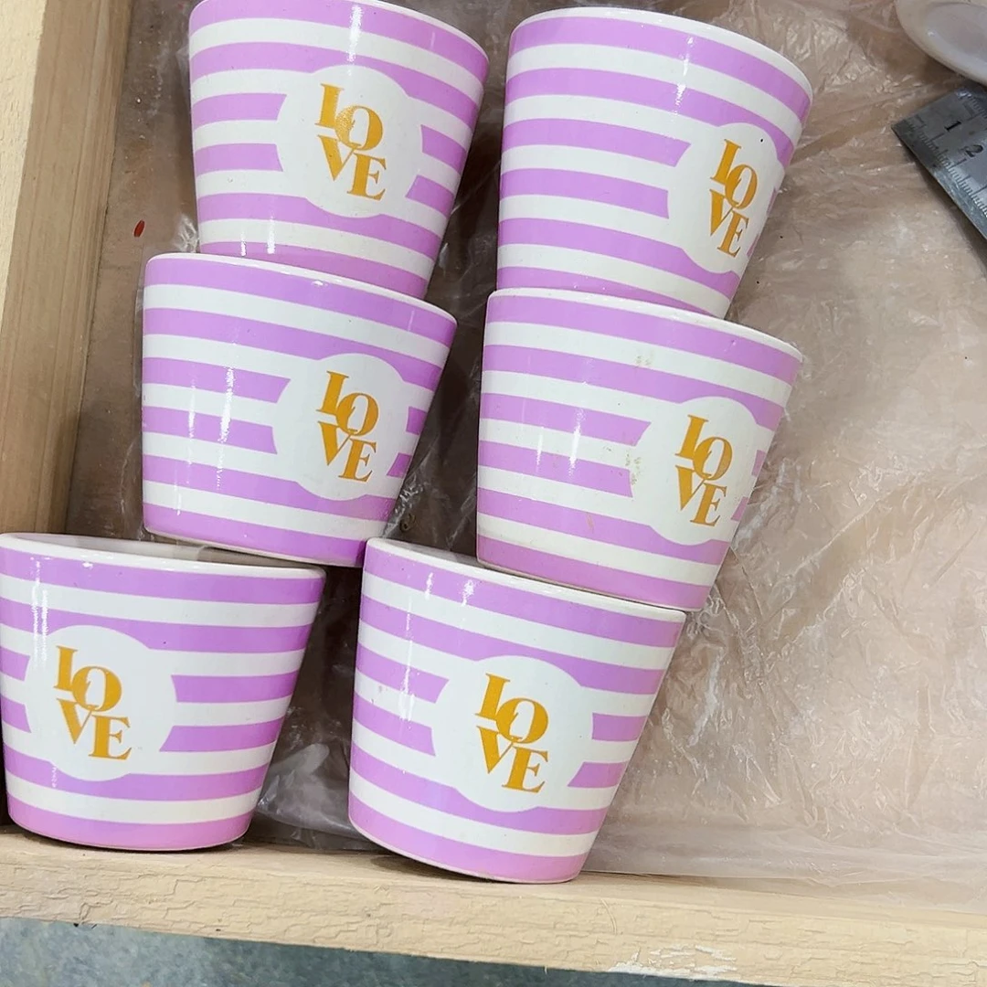 有孔，外贸尾单陶瓷花盆凑单10米包邮