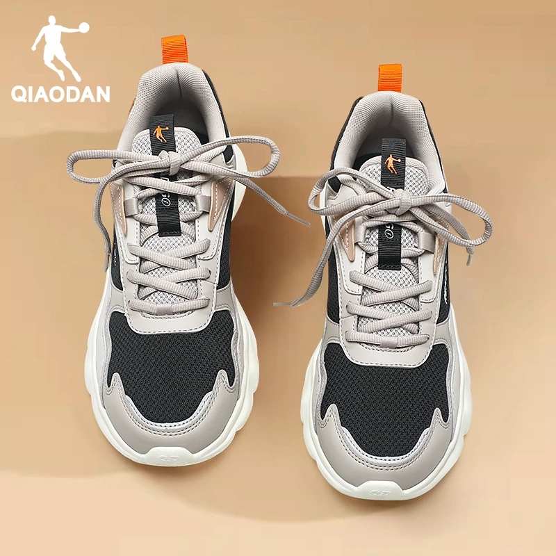 乔丹男鞋运动鞋男款秋冬季2025新款透气网面跑步鞋百搭休闲老爹鞋