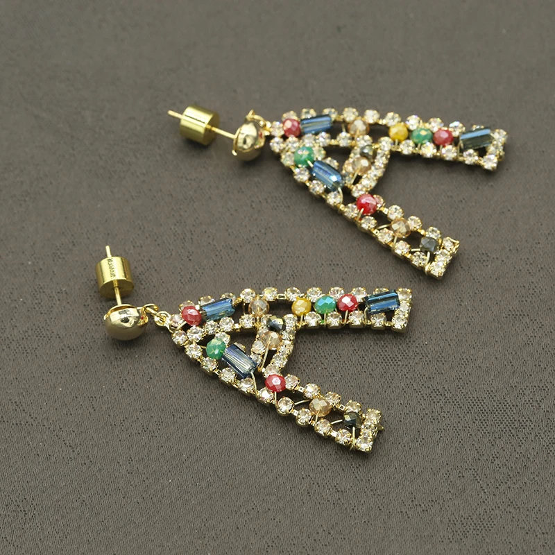 中古设计款耳钉B65