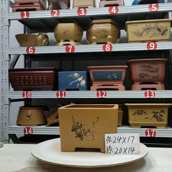 紫砂花盆紫砂花盆