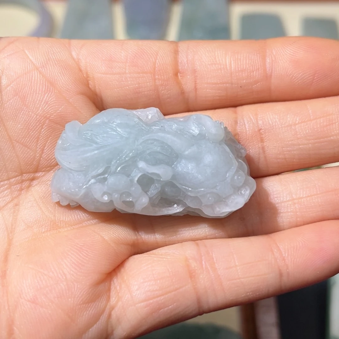 定制翡翠未镶嵌天然缅甸A货翡翠貔貅