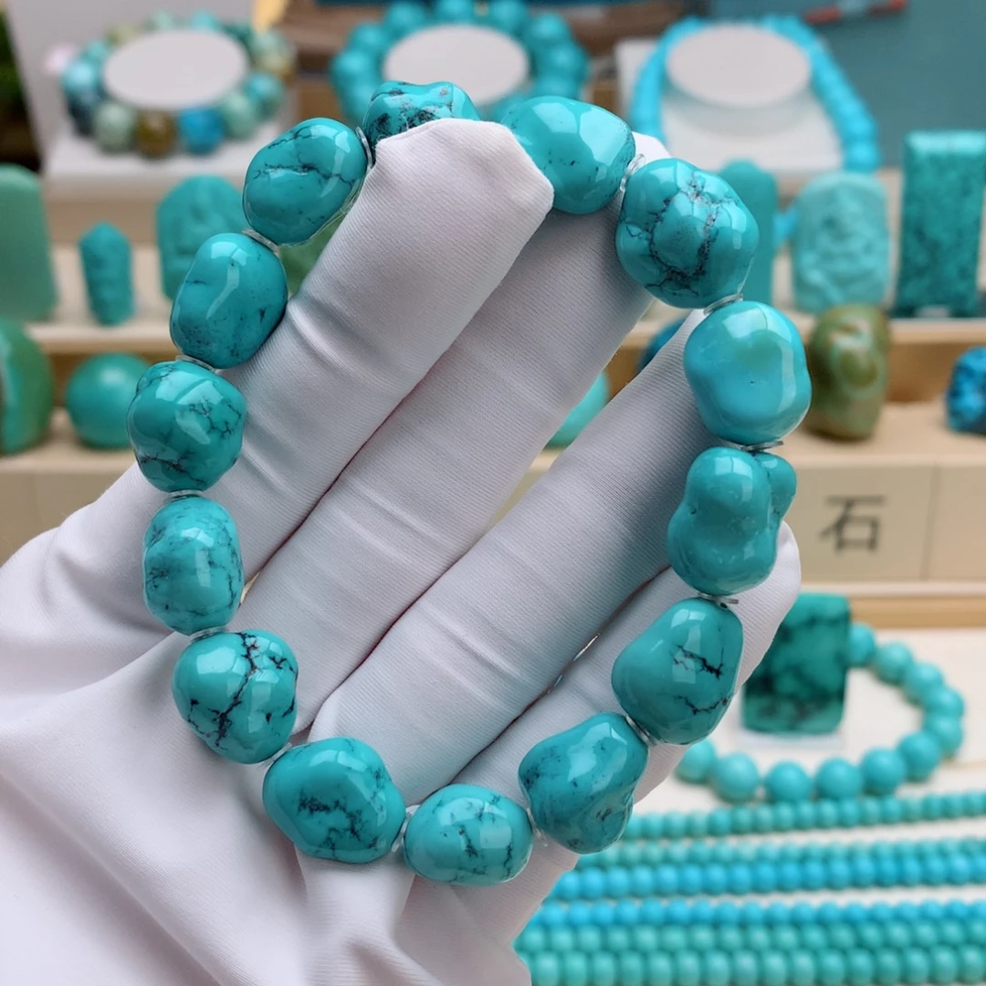 绿松石未镶嵌挂件