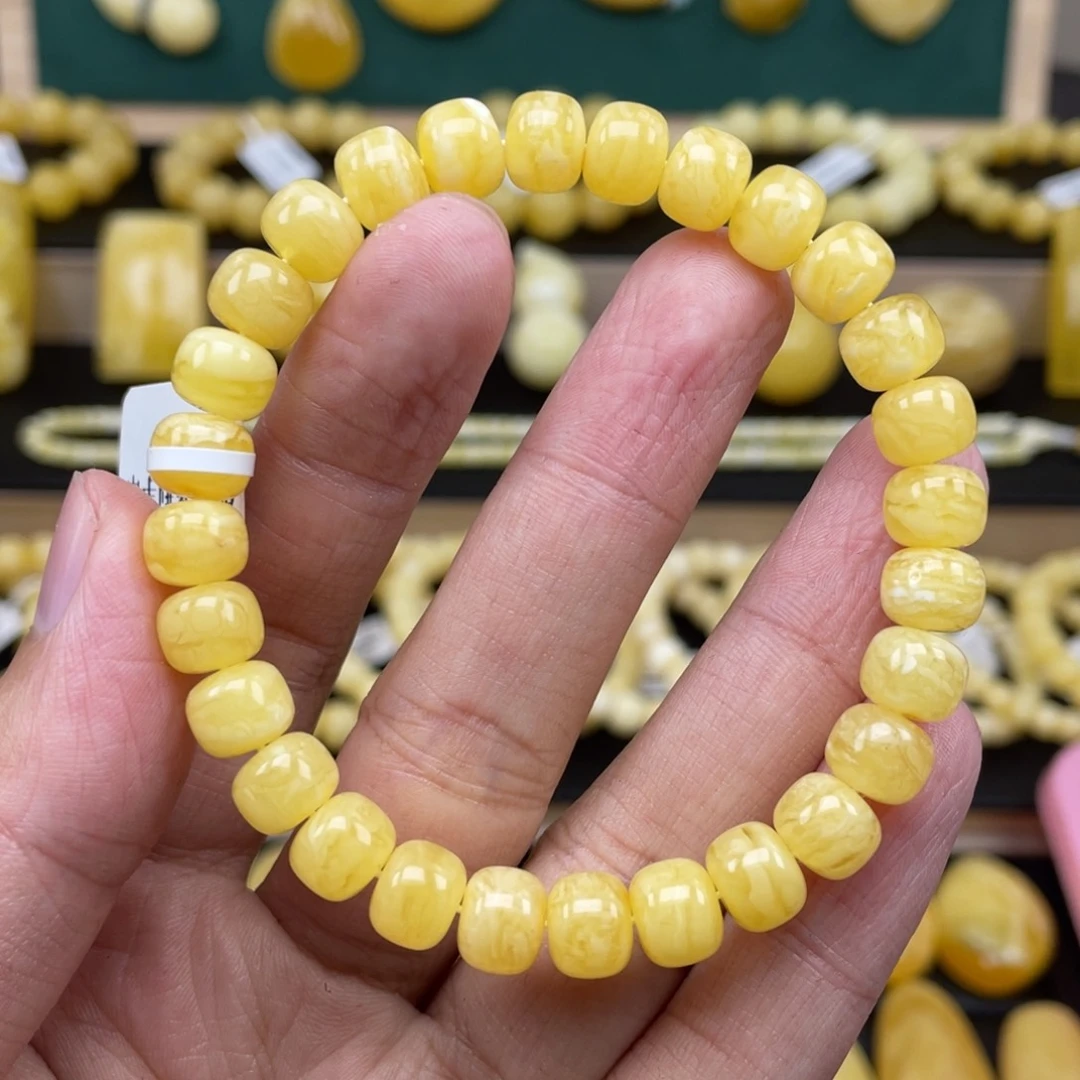 琥珀裸石未镶嵌琥珀蜜蜡