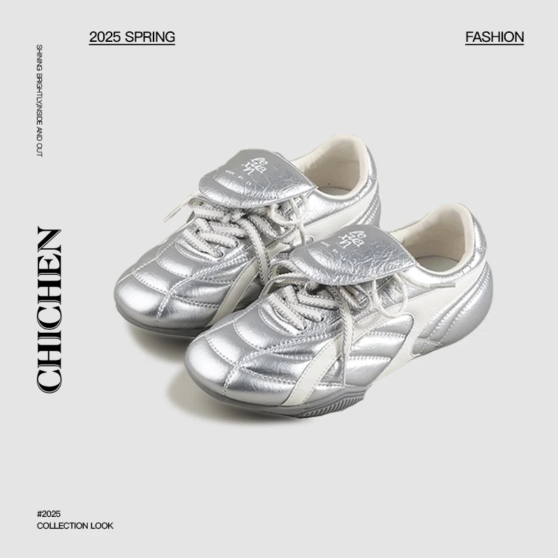 CHICHEN-翻盖复古德迅鞋-百搭轻便休闲鞋