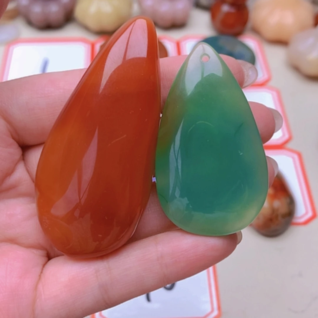 【闪购商品】未镶嵌玛瑙/玉髓珠宝半成品咪*