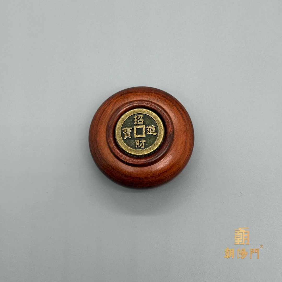 【D8112】血檀转转手把件 文玩解压神器