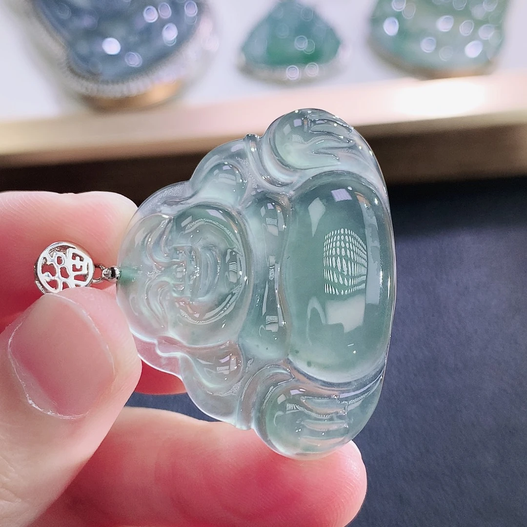 翡翠未镶嵌挂件翡翠