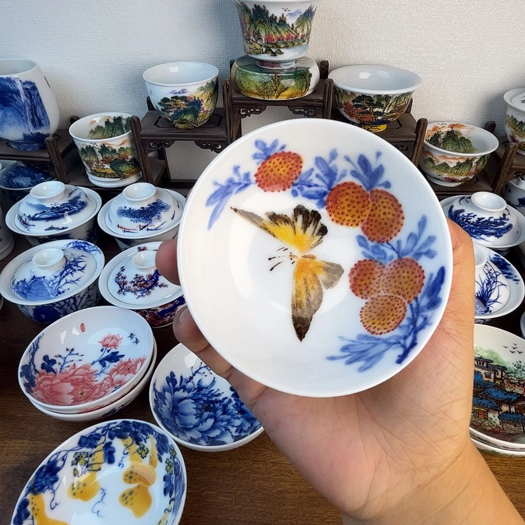 忠意堂釉下彩荔枝