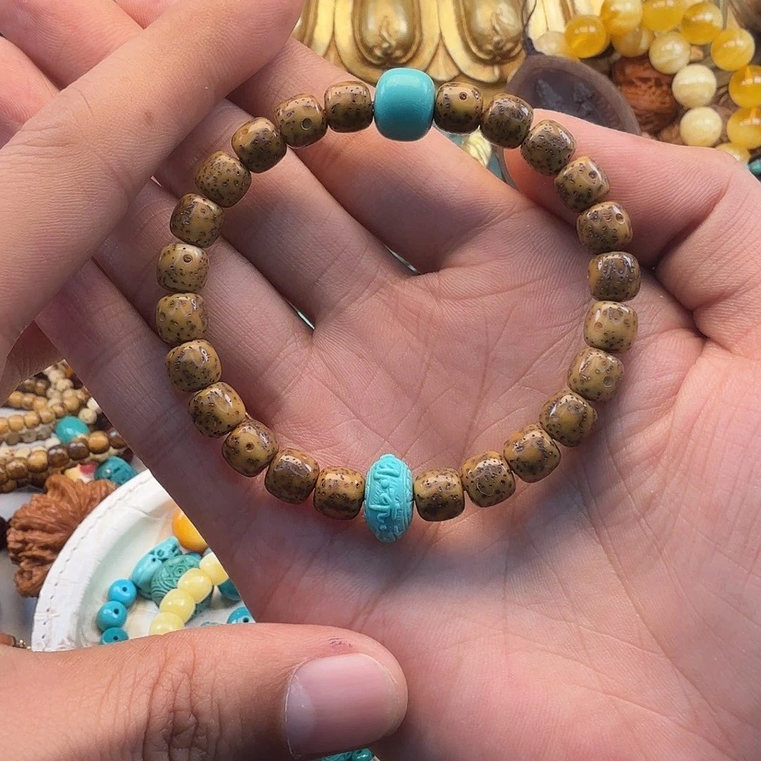 吊坠星月菩提单圈