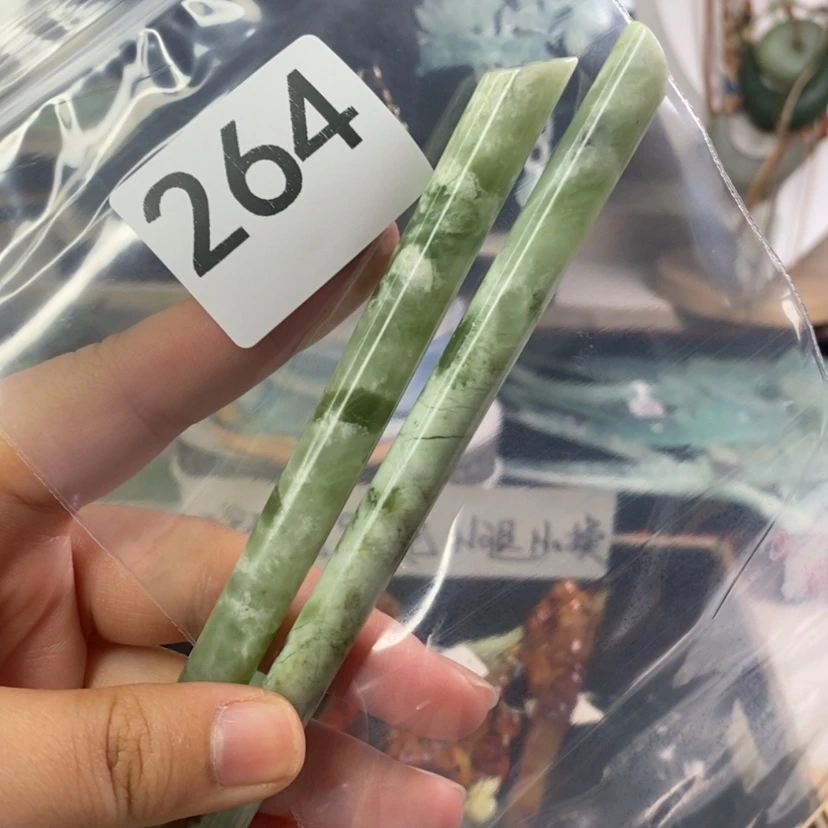 【闪购商品】岫玉发饰未镶嵌用****8
