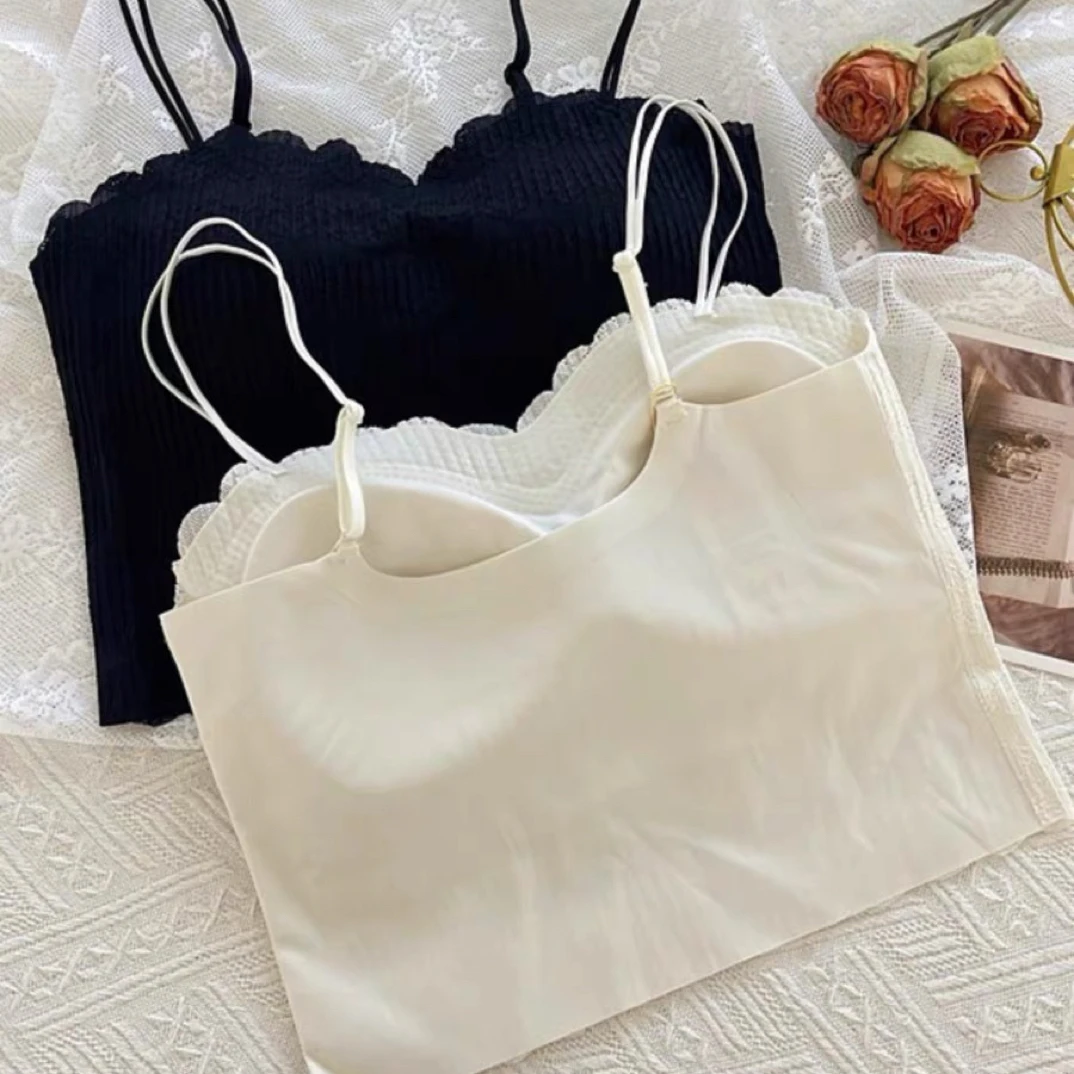 【白白•蕾丝美背】聚拢高弹力修身显瘦吊带