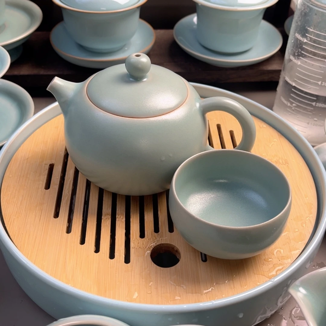 瓷仿古釉纯手工西施壶精品