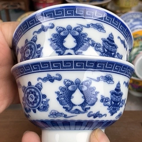 景德镇陶瓷藏式茶碗