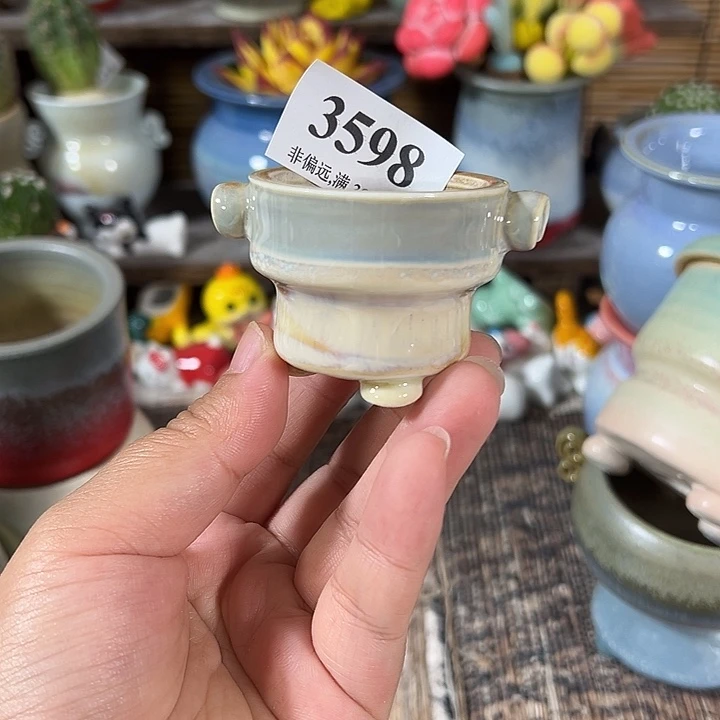 口4 手工花盆满30包邮