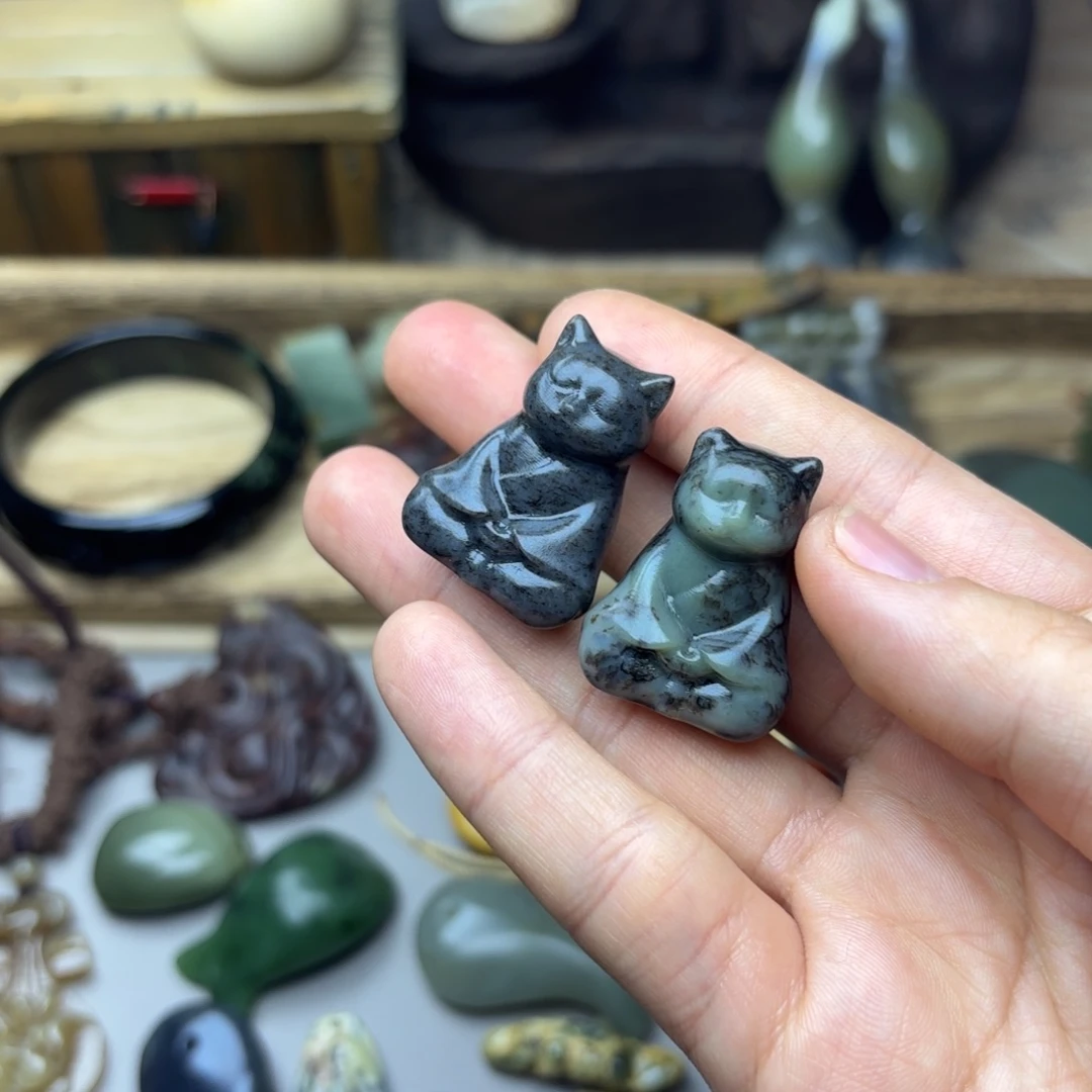 美***荐和田玉未镶嵌颈饰