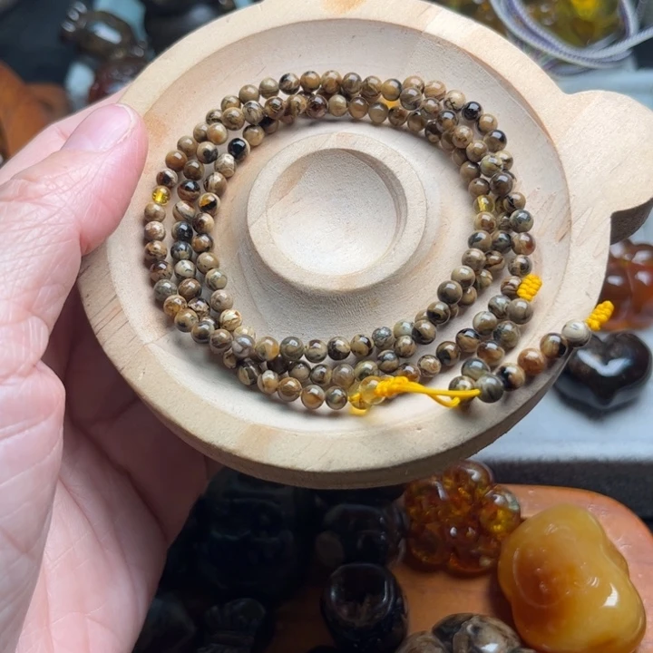 琥珀未镶嵌颈饰4加