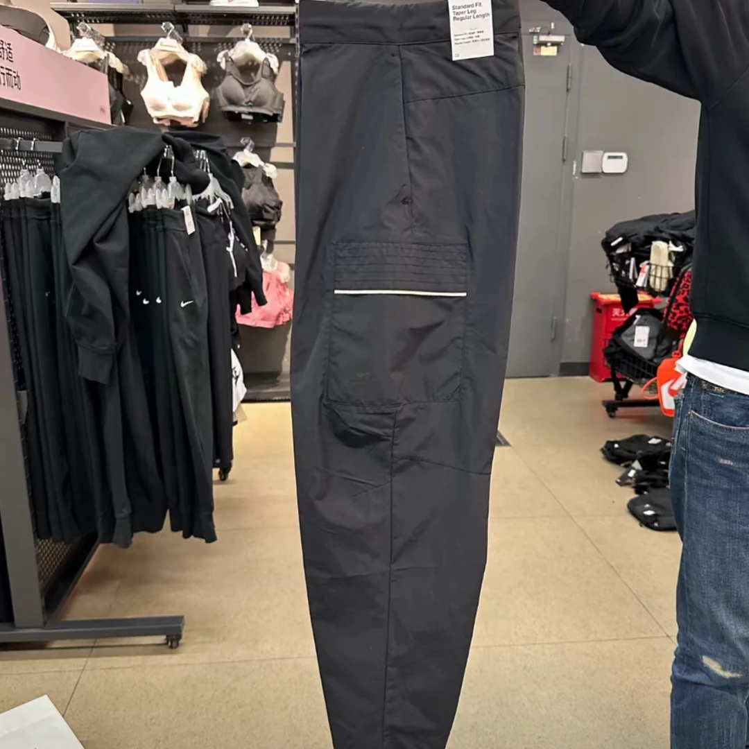 Nike/耐克 春秋男薄款梭织工装裤运动休闲直筒拉链长裤DM6683-010