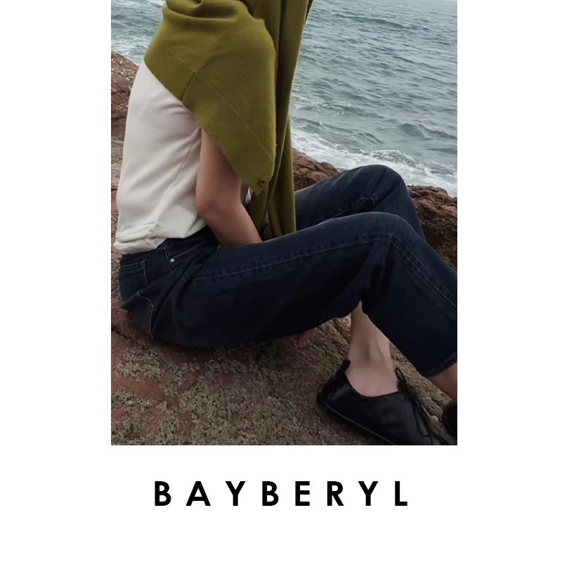 BAYBERYL老贝礁石裤*冈山赤耳直复古水洗牛仔裤NZK5E2201-6/29