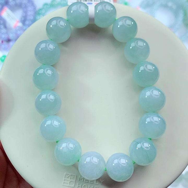 翡翠未镶嵌手链卡13.2