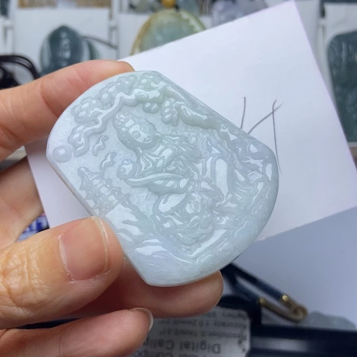 翡翠未镶嵌挂件翡翠