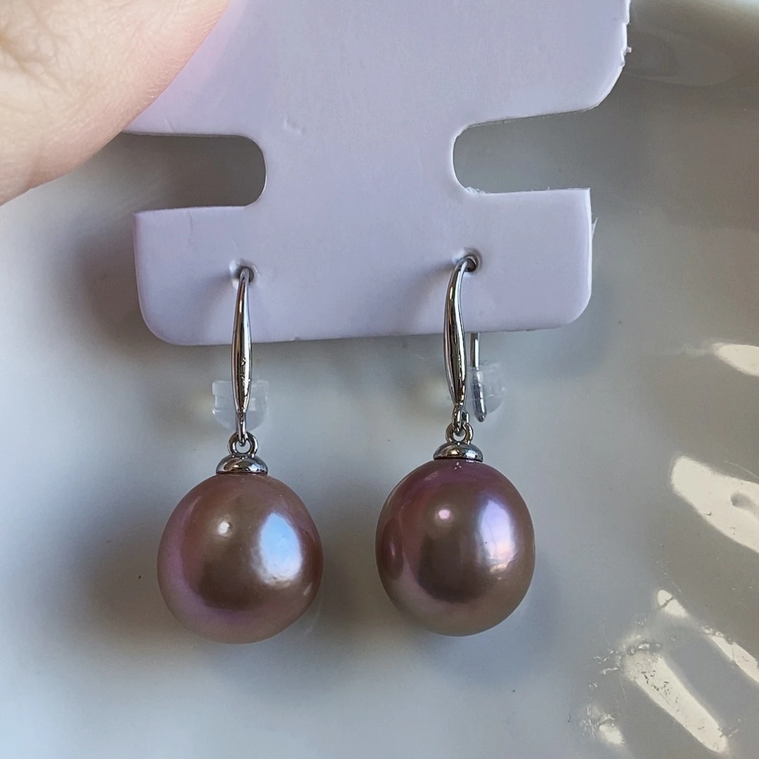 合金吊坠(不含链)淡水珍珠特价耳饰3581