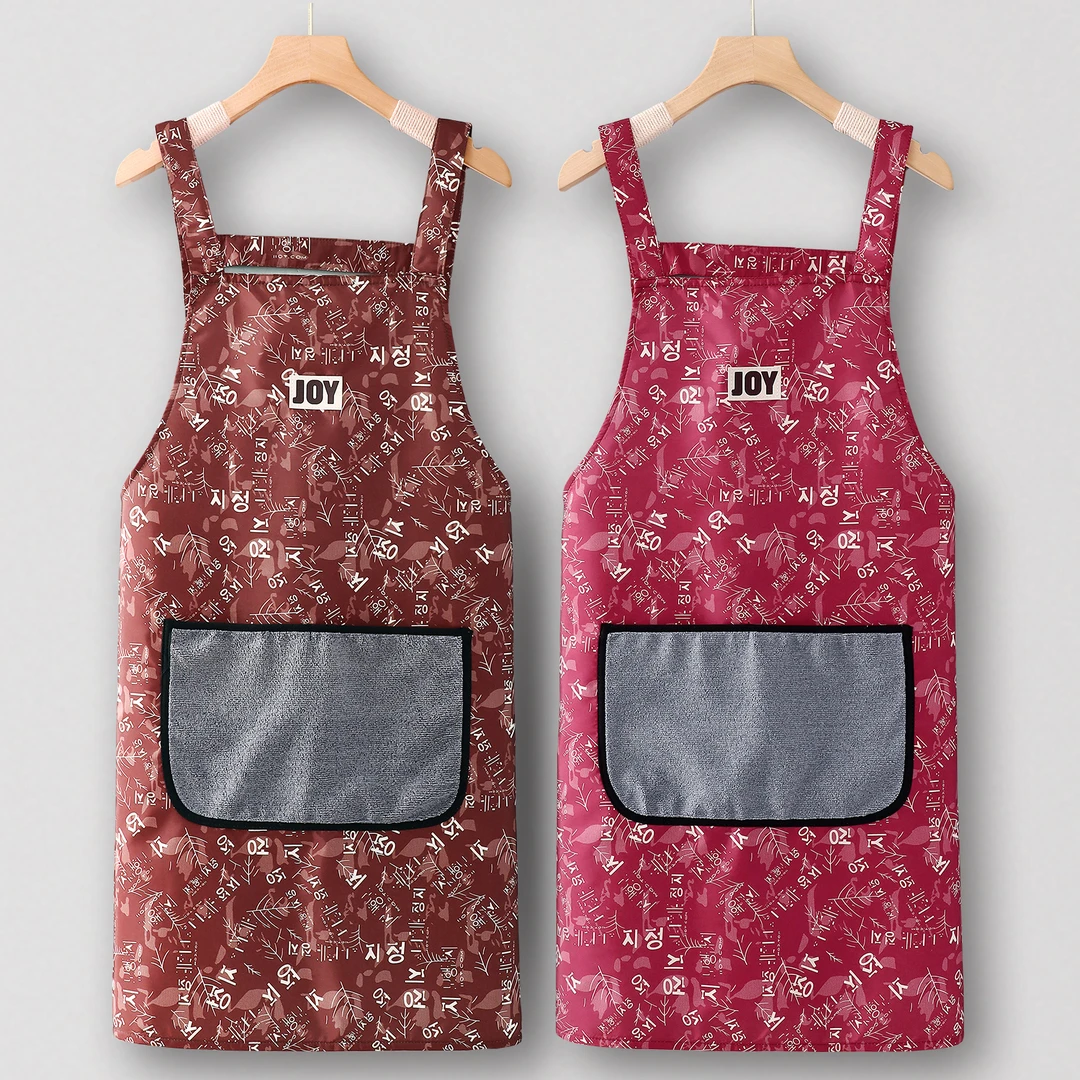 炒菜围裙厨房成人罩衣新款煮饭工作服女防水防油餐饮上班洋气爆款