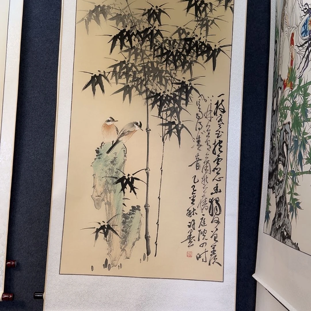 纯手绘国画作品好看四尺