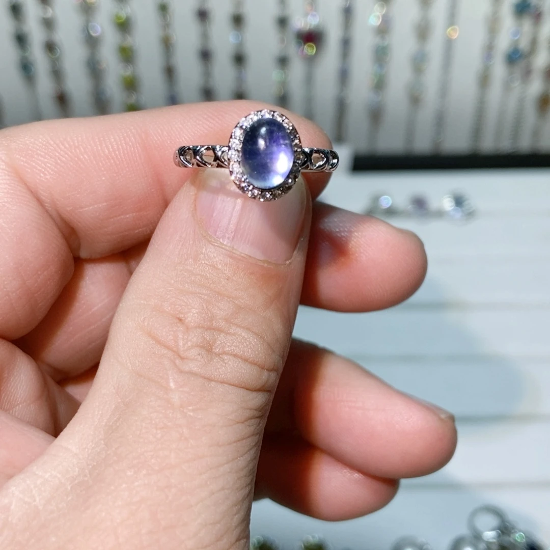 紫晶珠宝半成品银S925镶嵌是****y